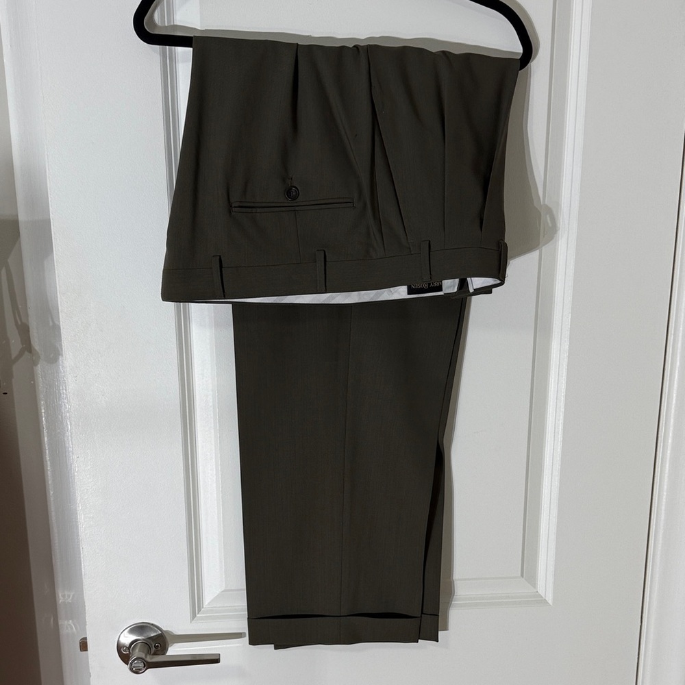 Canali Dark Gray Men's Dress Pants
